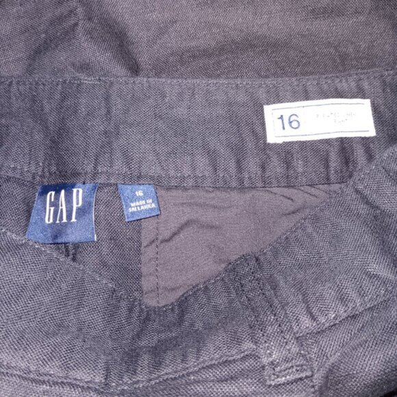 GAP WOMEN'S PLEATED LINEN BLEND PANTS - Picture 6 of 12